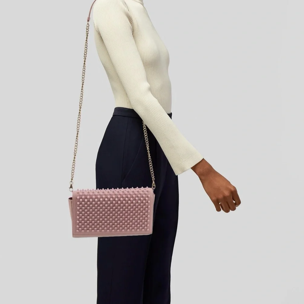 BNIB Louboutin Paloma Paris spike bag with box and dustbag